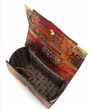 Load image into Gallery viewer, BeeUtiful Multi Graffiti Boxy Satchel W/Matching Wallet

