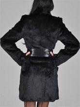 Load image into Gallery viewer, Faux Fur Coat With Belt
