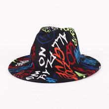 Load image into Gallery viewer, Graffiti Fedora Hats
