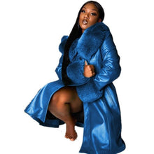 Load image into Gallery viewer, Foxy Brown Fur Collar Coat
