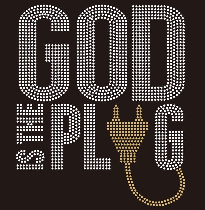God Is The Plug - Clear and Gold