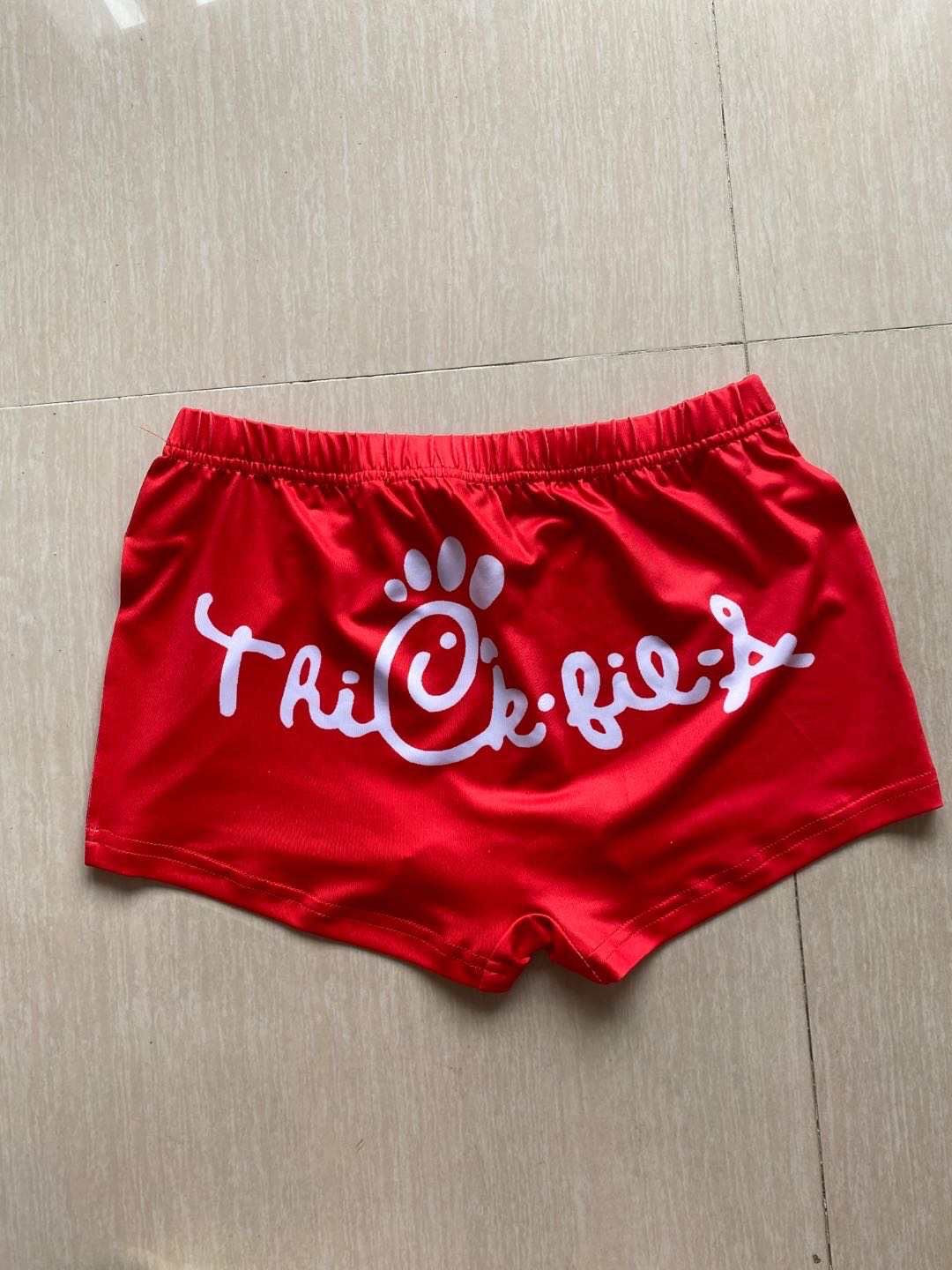 Thick Fil A ~ Cute Sayings Snack Shorts – CutieBoots Boutique