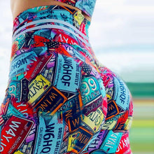 Load image into Gallery viewer, Travel The World Print Leggings
