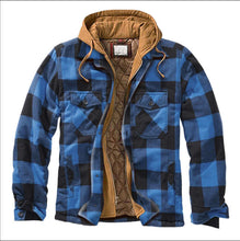 Load image into Gallery viewer, Lumberjack Hooded Mens Jacket
