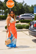Load image into Gallery viewer, Tie Dye Print Sleeveless Casual Maxi Dress
