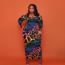 Load image into Gallery viewer, Ordering My Steps Leopard Maxi Dress
