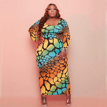 Load image into Gallery viewer, Ordering My Steps Leopard Maxi Dress

