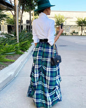 Load image into Gallery viewer, Plaid Maxi Skirt

