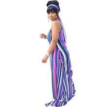 Load image into Gallery viewer, Stripes Galore Maxi Dress with Pockets
