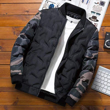 Load image into Gallery viewer, Quilted Jacket W/ Camo Sleeve
