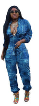 Load image into Gallery viewer, Remy Patchwork Jean Jumpsuit
