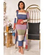 Load image into Gallery viewer, Striped Dress Set
