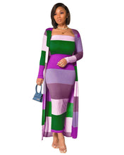 Load image into Gallery viewer, Striped Dress Set
