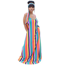 Load image into Gallery viewer, Stripes Galore Maxi Dress with Pockets
