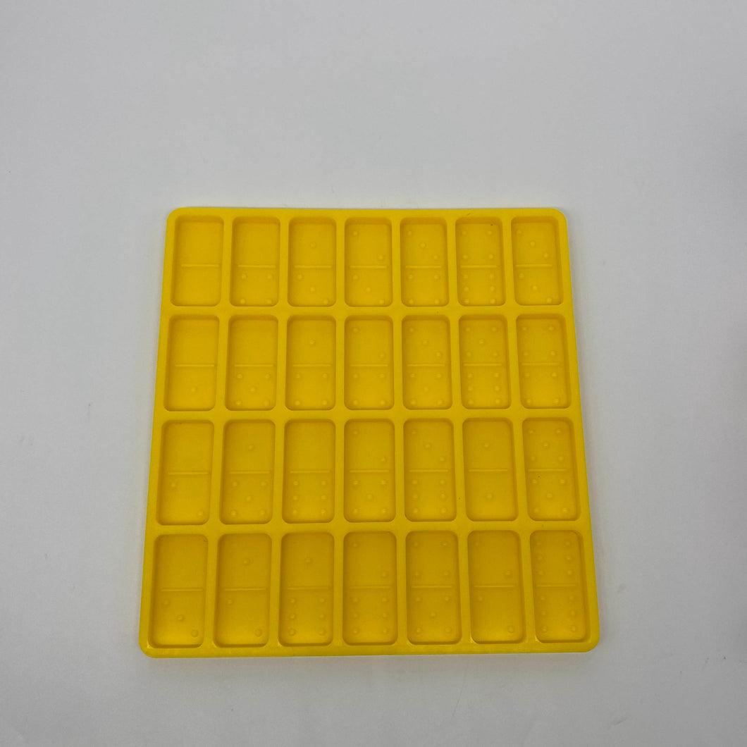 LARGE Silicone Domino Mold - YELLOW