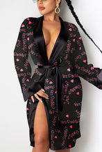 Load image into Gallery viewer, Yes Daddy Satin Robe
